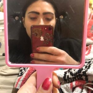 Beautiful Hand Mirror in Pink